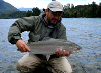 Arcoiris la trucha Patagónica