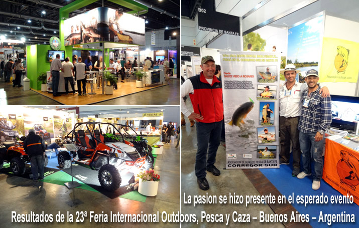 Resultados de la 23 feria internacional outdoors, pesca y caza  Buenos Aires  Argentina. La pasion se hizo presente en el esperado evento