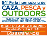 La 24º Feria de Caza, Pesca y Outdoors – Armas 2015- Llega a la Rural con las Nuevas Tendencias y Todos los Rubros del Sector.