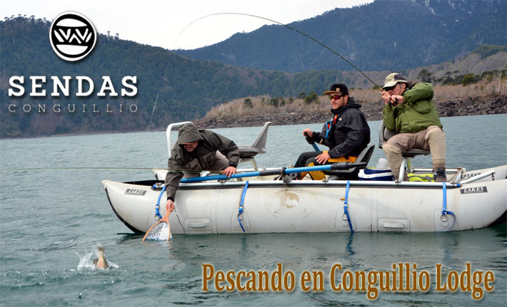 Sendas Conguillio, Pescando en Conguillio Lodge