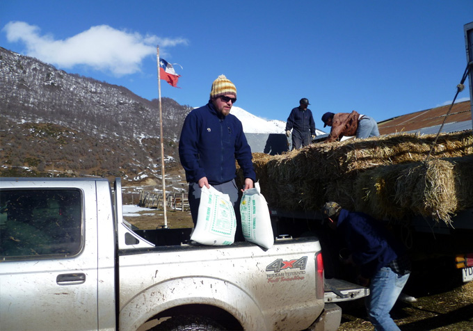 Entrega de ayuda Lonquimay invierno 2011