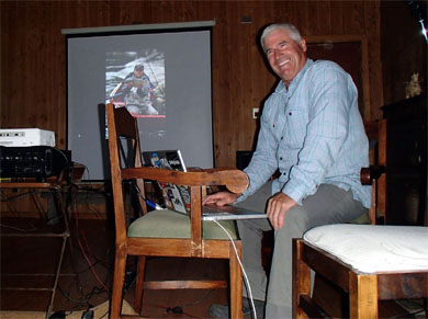 Lanzamiento de la campaa "Sultalo"  con Brian O'Keefe  y April Vokey en Chollinco, Llifen, sur de Chile.