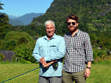 Lanzamiento de la campaa "Sultalo"  con Brian O'Keefe  y April Vokey en Chollinco, Llifen, sur de Chile.