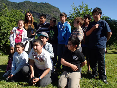 Lanzamiento de la campaa "Sultalo"  con Brian O'Keefe  y April Vokey en Chollinco, Llifen, sur de Chile.