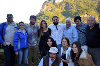 Lanzamiento de la campaa "Sultalo"  con Brian O'Keefe  y April Vokey en Chollinco, Llifen, sur de Chile.