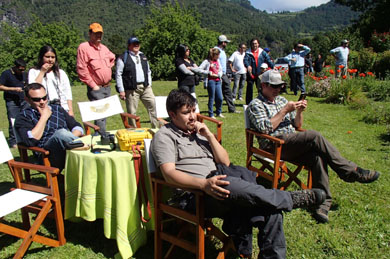Lanzamiento de la campaa "Sultalo"  con Brian O'Keefe  y April Vokey en Chollinco, Llifen, sur de Chile.