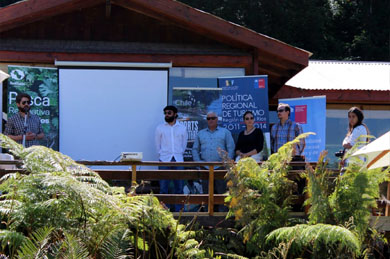 Lanzamiento de la campaa "Sultalo"  con Brian O'Keefe  y April Vokey en Chollinco, Llifen, sur de Chile.