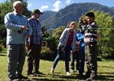 Lanzamiento de la campaña "Suéltalo" con Brian O'Keefe y April Vokey en Chollinco, Llifen, sur de Chile.