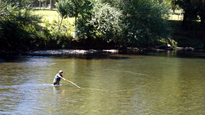 Del Prado Bamboo Fly Rods, Pescando con Bamb