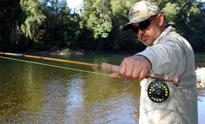 Del Prado Bamboo Fly Rods, Pescando con Bamb