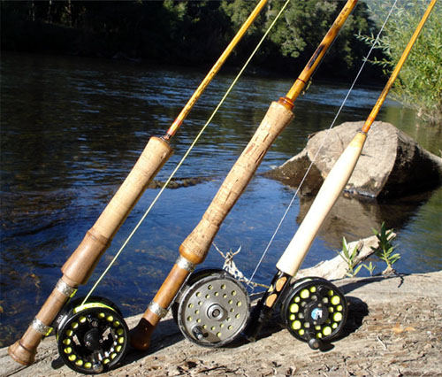 Del Prado Bamboo Fly Rods, Pescando con Bambú. -  - Región  de Los Ríos - Chile- Ricardo Ordoñez D.