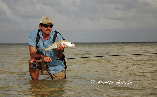 Pescando Bonefish en Cozumel Mxico
