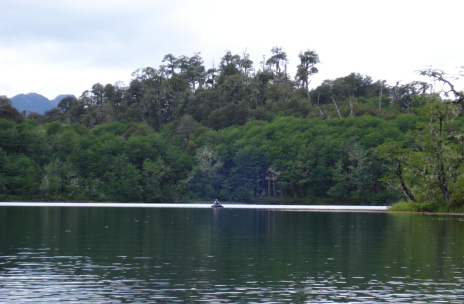 Puyehue, un antes y despus:  Laguna La Gallina  - Foto de Ricardo Ordoez