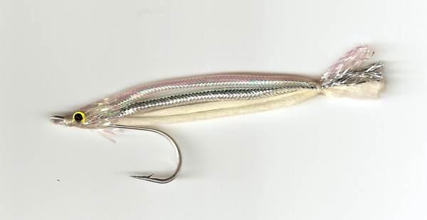 Mylar kingfish mosca imitadora del pejerrey de mar