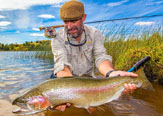 Matt Harris en Magic Waters Patagonia.