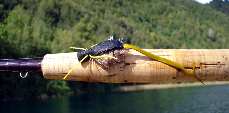 Ratones y sus imitaciones para la pesca con mosca en aguas de la Patagonia