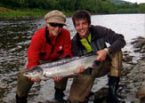 Atlantic Salmon en los ríos de Noruega.