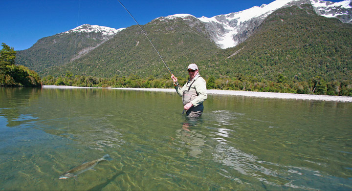 Brain OKeefs  en Yelcho en la Patagonia