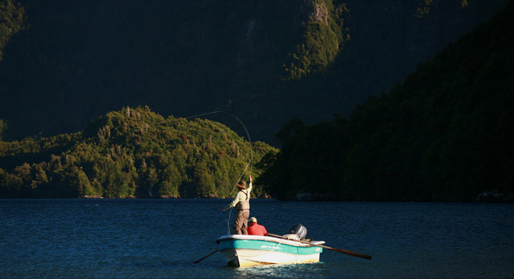 Brain OKeefs  en Yelcho en la Patagonia
