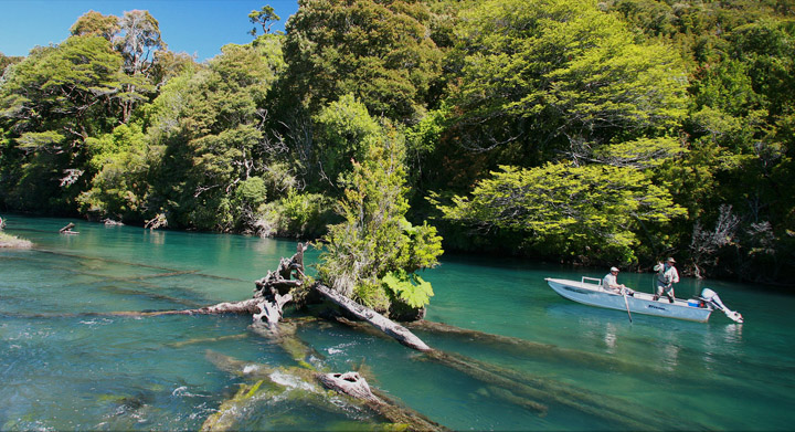 Brain OKeefs  en Yelcho en la Patagonia