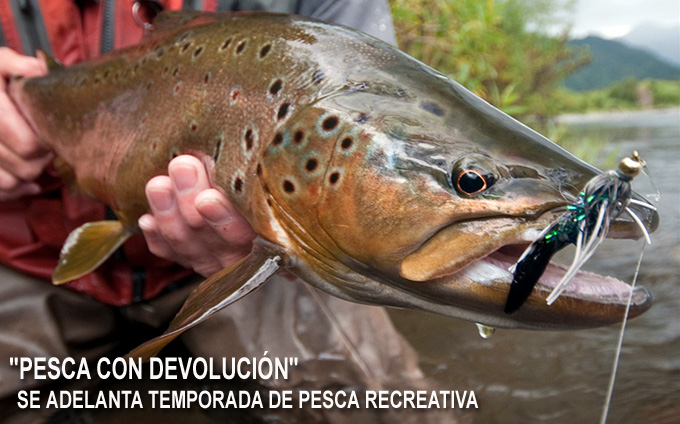 Pesca con Devolucin -  Se Adelanta Temporada de Pesca Recreativa en Aysn