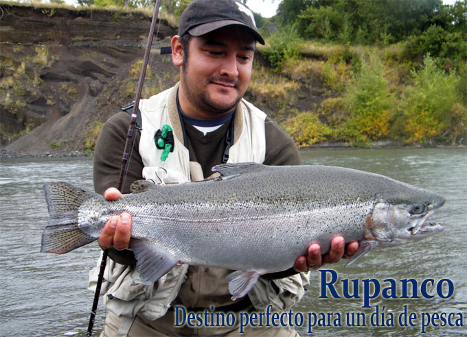 Rupanco destino perfecto para un día de pesca