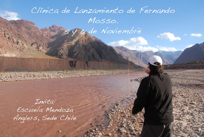 CLÍNICA DE PESCA DE FERNANDO MOSSO EN CHILE 5 Y 6 de Noviembre