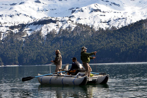 Sendas Conguillio, Pescando en Conguillio Lodge