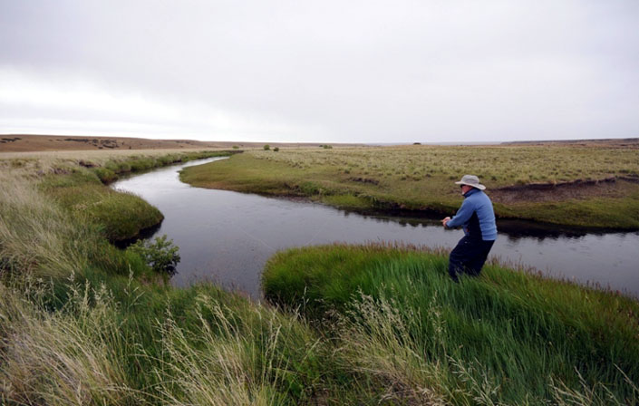 La Ruta de los Spring Creek, Estancia rio Pelke, Santa Cruz - Argentina