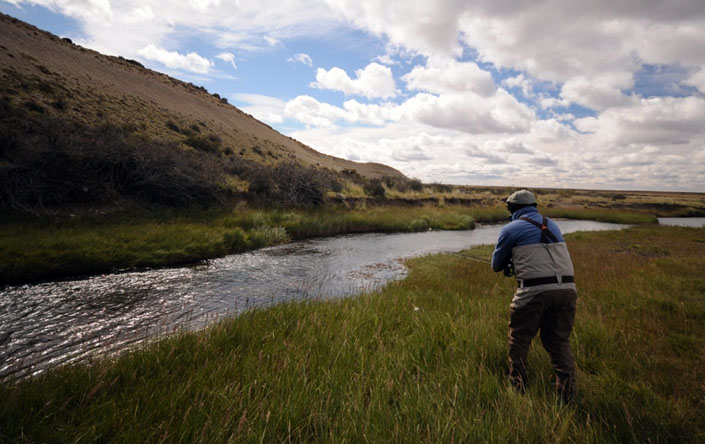 La Ruta de los Spring Creek, Estancia rio Pelke, Santa Cruz - Argentina