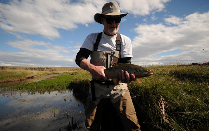 La Ruta de los Spring Creek, Estancia rio Pelke, Santa Cruz - Argentina