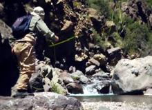 Pesca con mosca en ros cordilleranos - RM